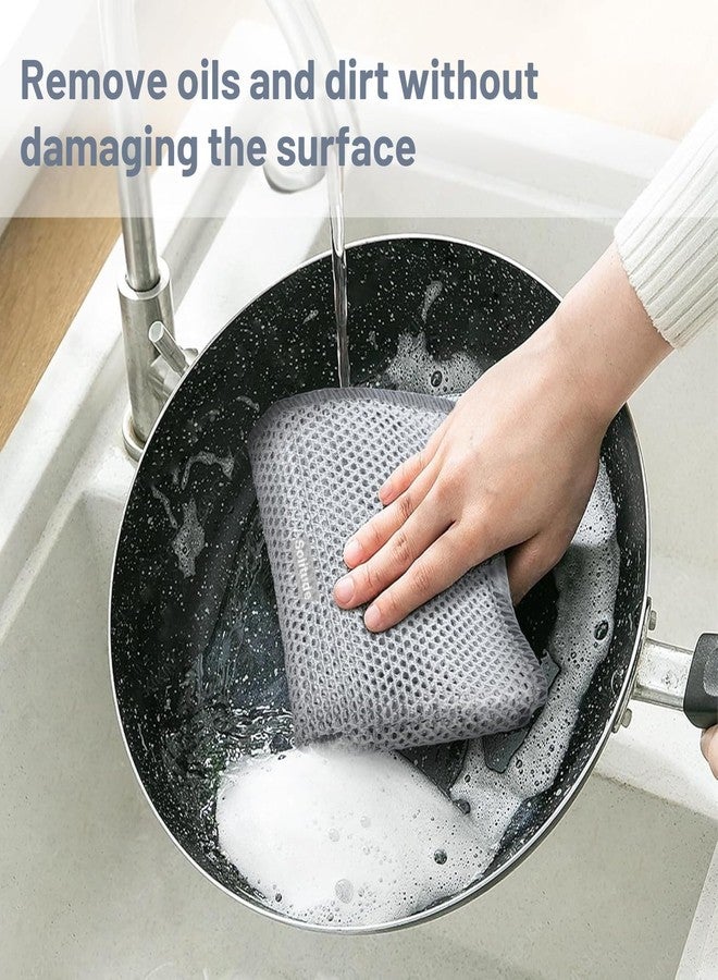 Solitude 25 Pack Non-Scratch Wire Dishcloth, Steel Scrubber for Utensils Cleaning, Multipurpose Wet and Dry Cleaning Dish Wash Cloth Scrubber for Washing Dishes, Sinks, Counters - Image 5